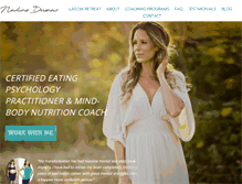 Tablet Screenshot of nadinedumas.com